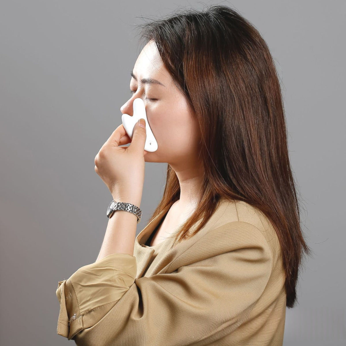 Gua Sha de cerámica para rostro y ojos