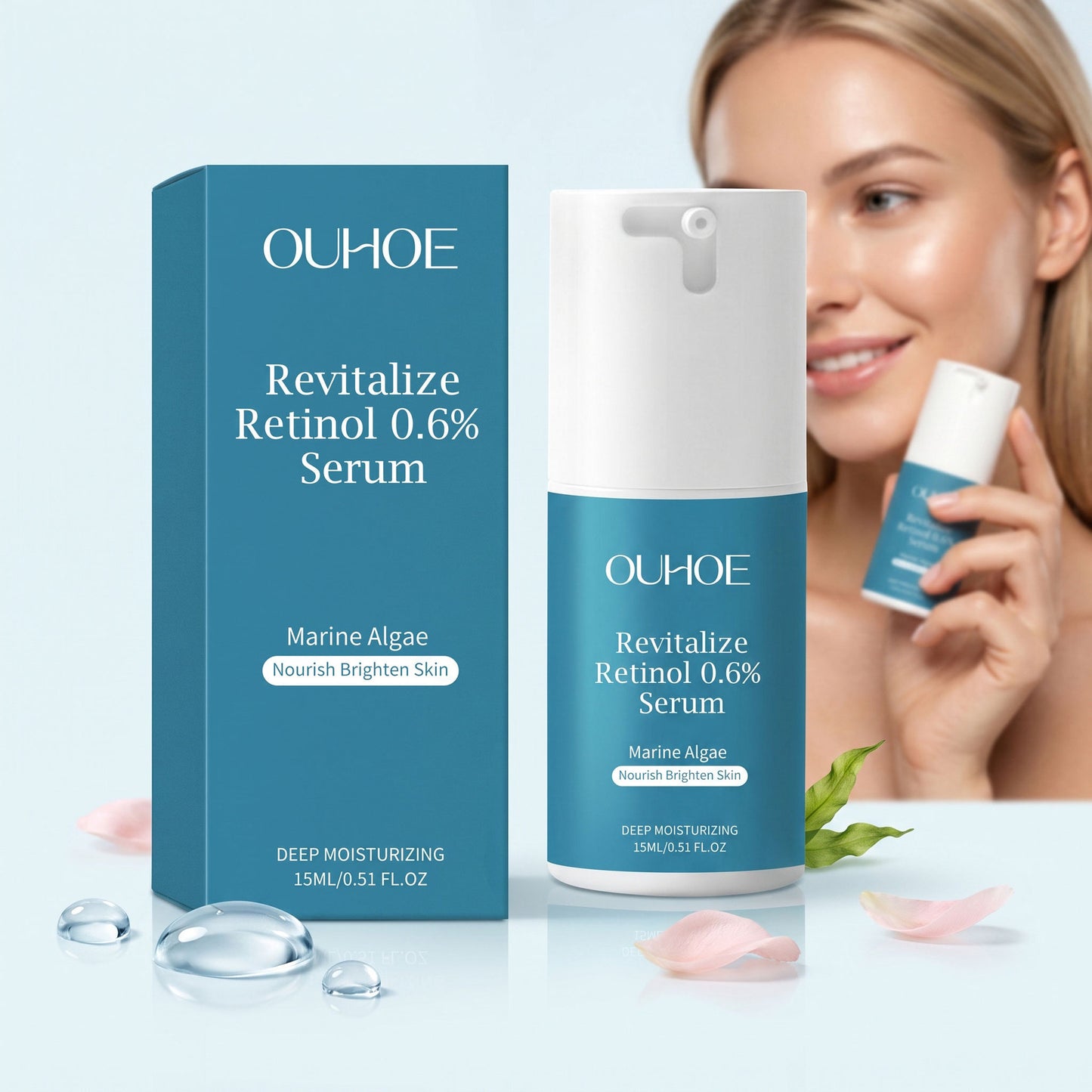 Sérum facial de retinol antiedad