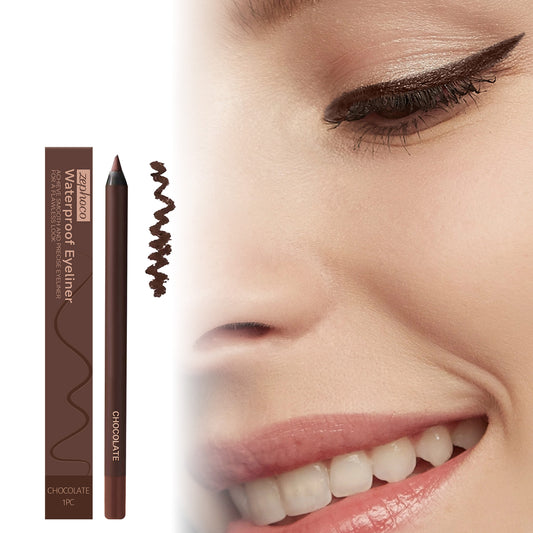 Delineador waterproof tono chocolate