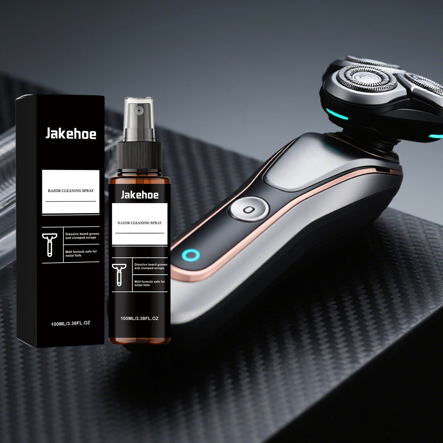 Limpiador facial portátil para barba
