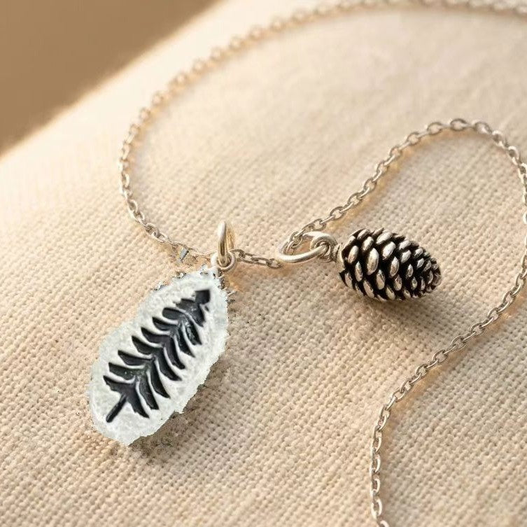Collar de moda de piña para mujer