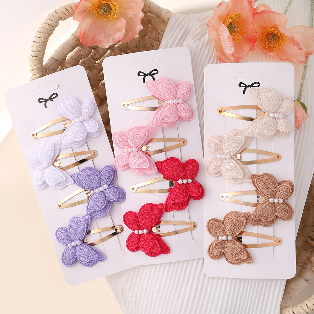 Set Pinzas Pelo Decorativas