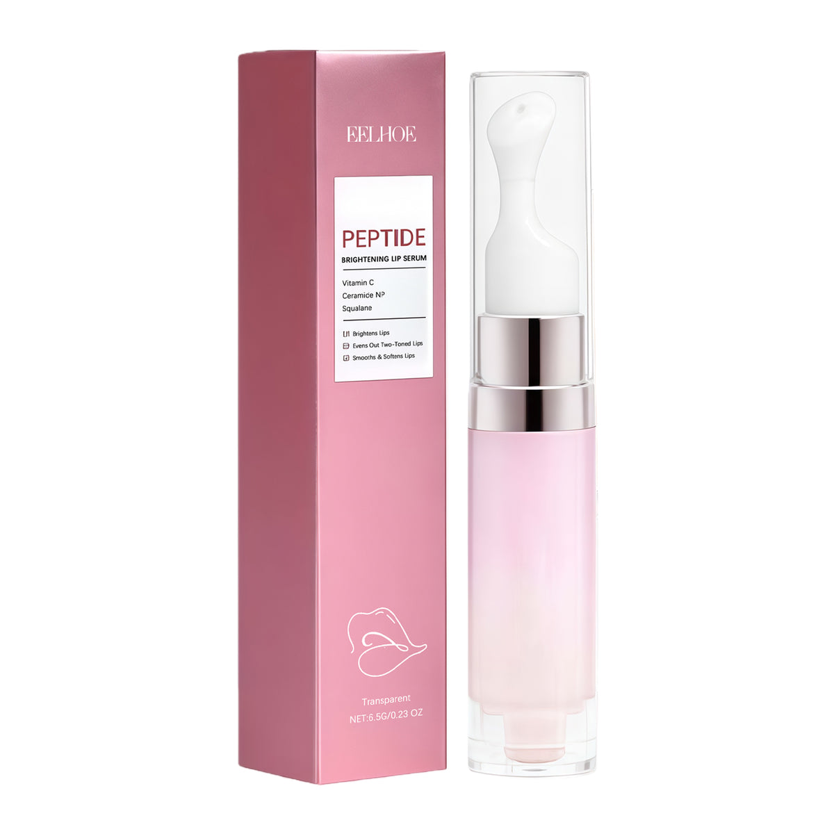 Brillo de Labios Hidratante Iluminador Transparente