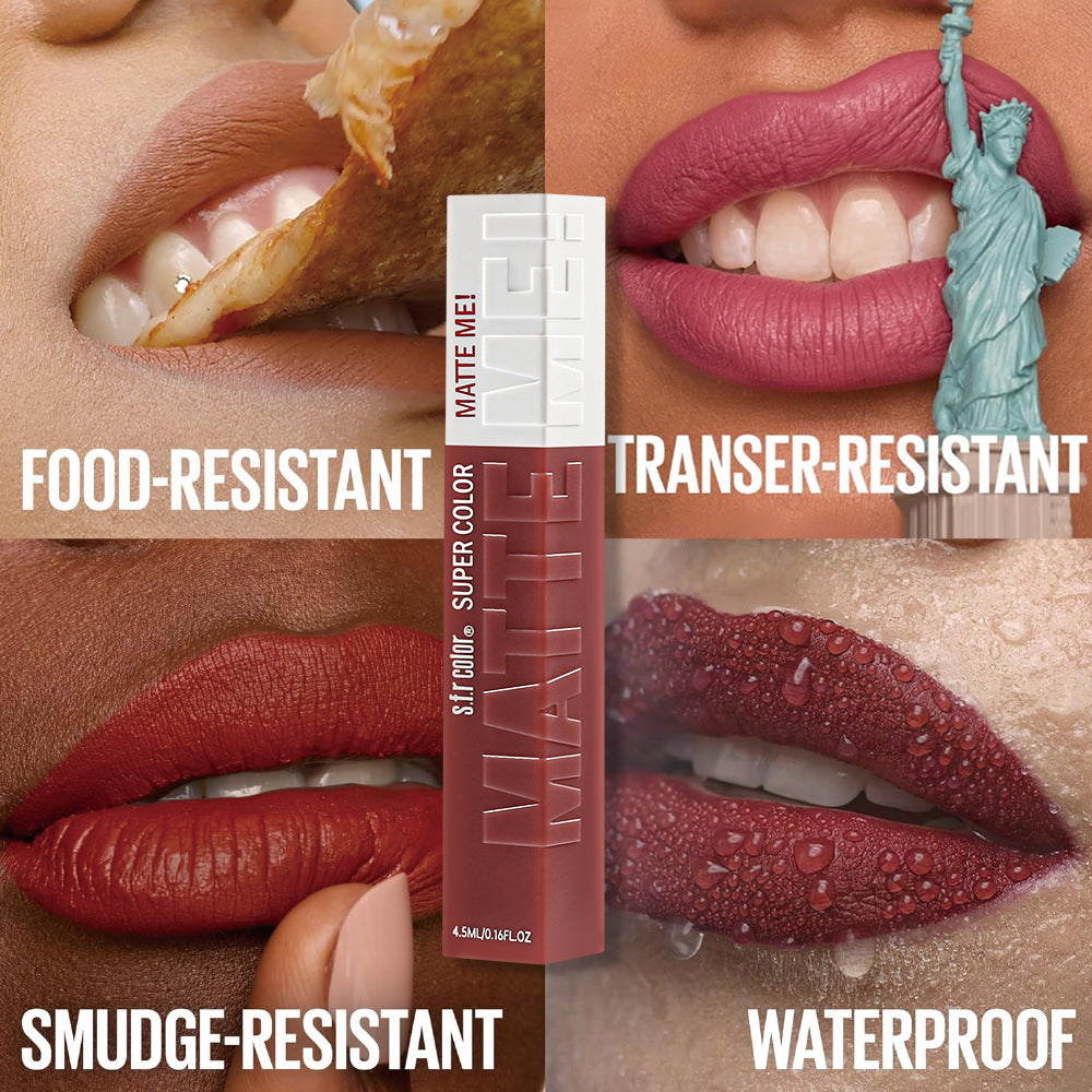 Gloss Labial Mate Iluminador de Larga Duración