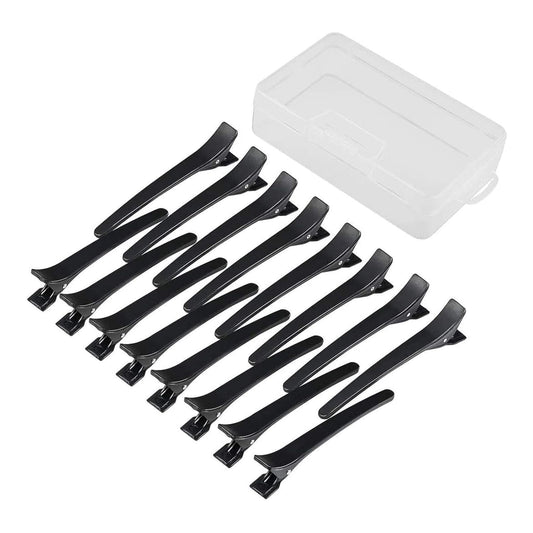 Pinza de Pelo Negra de 16 Segmentos