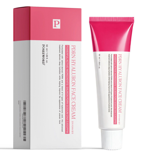 Crema facial de ácido hialurónico PDRN