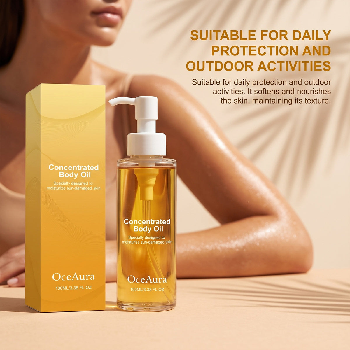Aceite Corporal con Proteccion Solar
