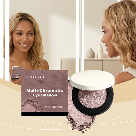 Sombra de Ojos 3D Shimmer Tono Rosa Dorado