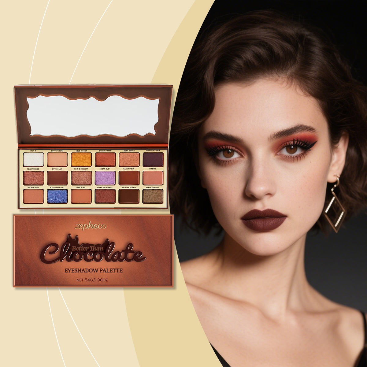 Paleta de Sombras Estilo Chocolate 54g