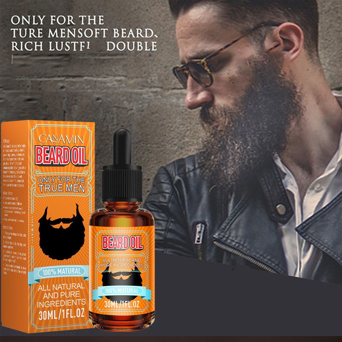Liquido Crecimiento de Barba CANAMIN 30ml