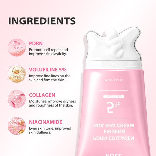Gua Sha de salmón con colágeno para rostro y cuello
