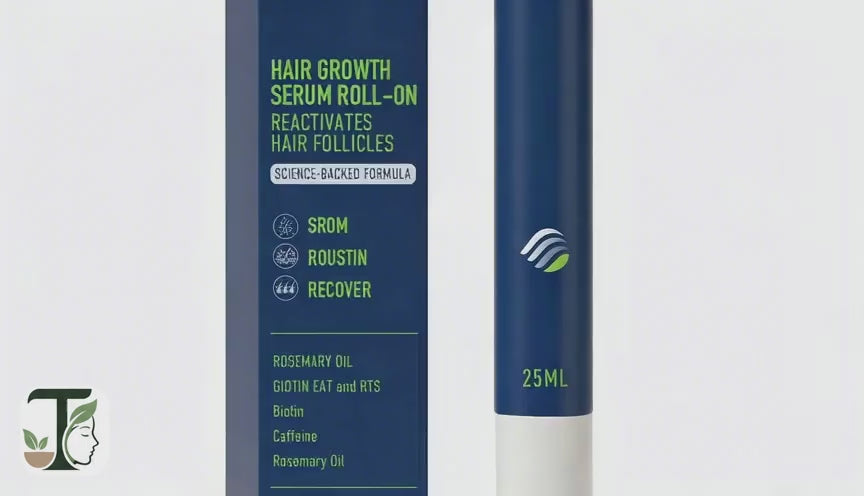 Sérum roll-on para el crecimiento del cabello