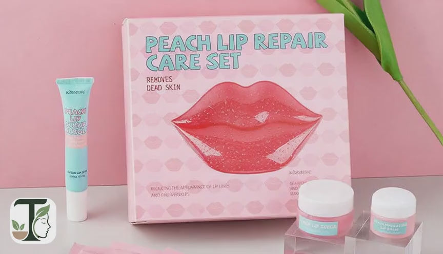 Set Cuidado Labios Melocotón KORMESIC