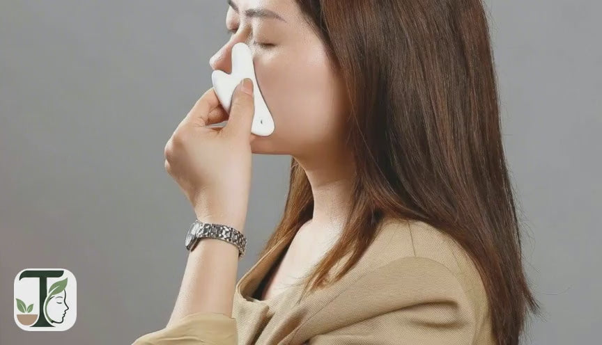 Gua Sha Cerámica Facial y Ojos