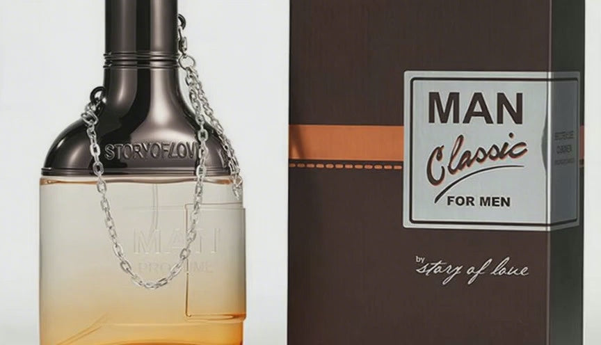 Colonia Cadena Madera Amber Wood Hombres